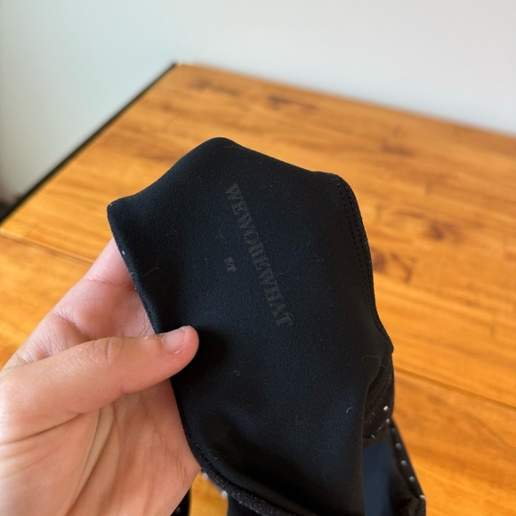 Weworewhat Black & White Polka Dot Bandeau Sports Bra Size Small - Picture 5 of 5